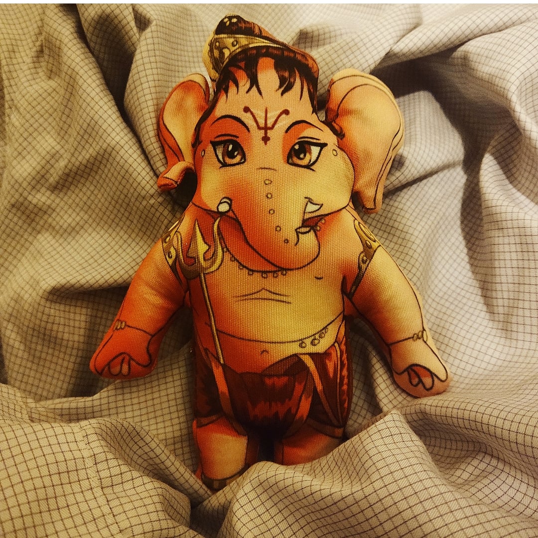 Soft Indian Doll Tringrahi Little Ganesha Toy - Indic Brands