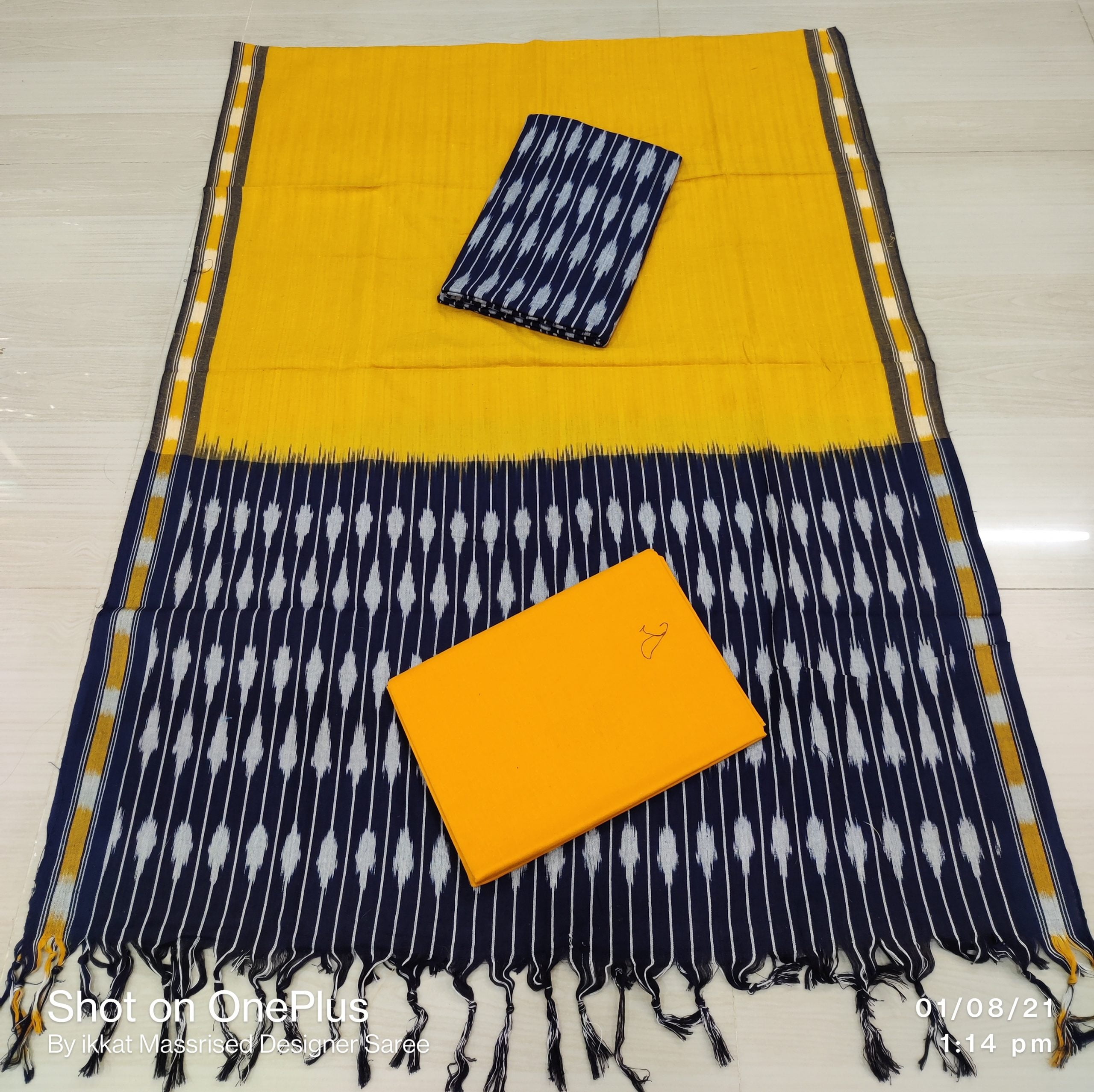 Fancy Cotton Ikat Dress Material at Rs.995/Piece in hyderabad offer by  Pochampally Saree House