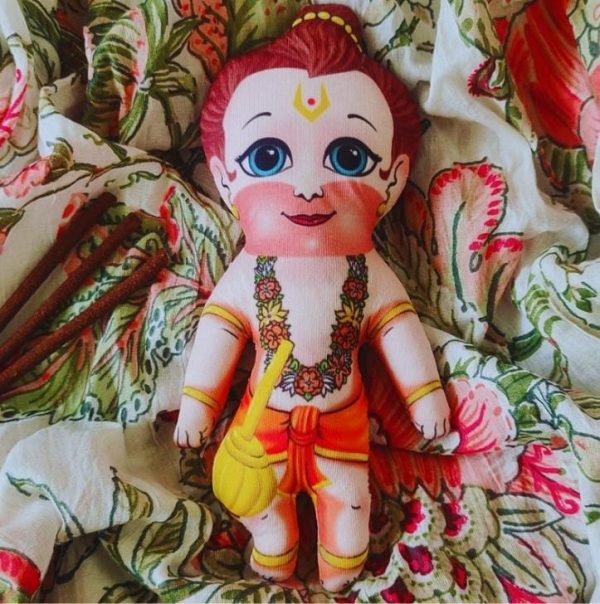 Cute Bal Hanuman Doll Toy by Tringrahi, Bal hanuman Doll, Shiva Dolls, Shiva Parvati Nandi Dolls, Indian Soft Toy, Indian Dolls, Hindu Dolls, Hindu Mythology dolls