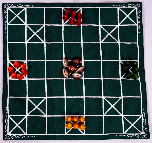 Chowka bara, board game, Indian traditional game