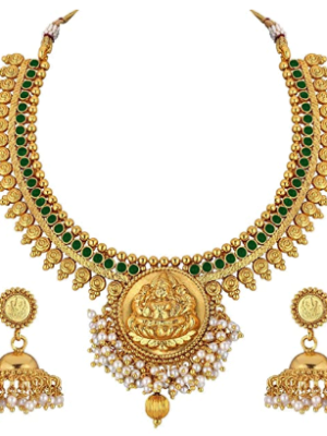 Gold Plated Tample Jewelry Set