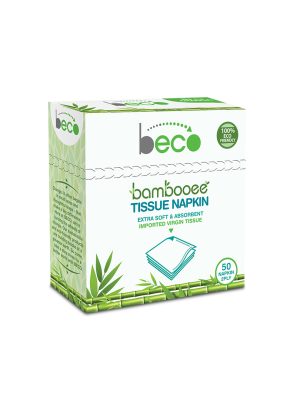 BECO BAMBOOEE SERVING NAPKINS - 2 PLY X 50 PCS - Pack of 3