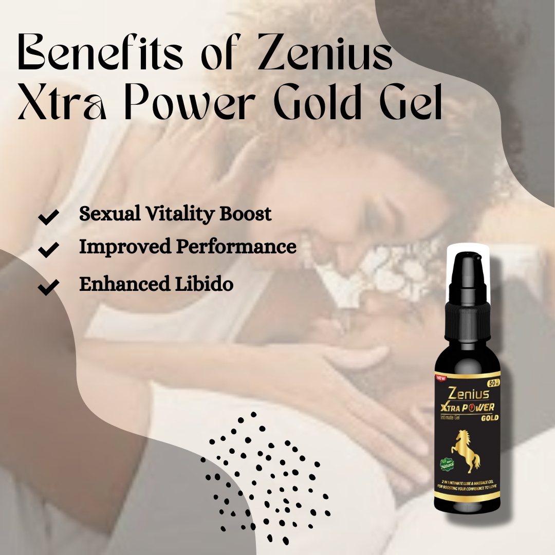 Zenius Xtra Power Gold Gel Penis Enlargement And Sex Gel 50ml Gel Indic Brands 1984